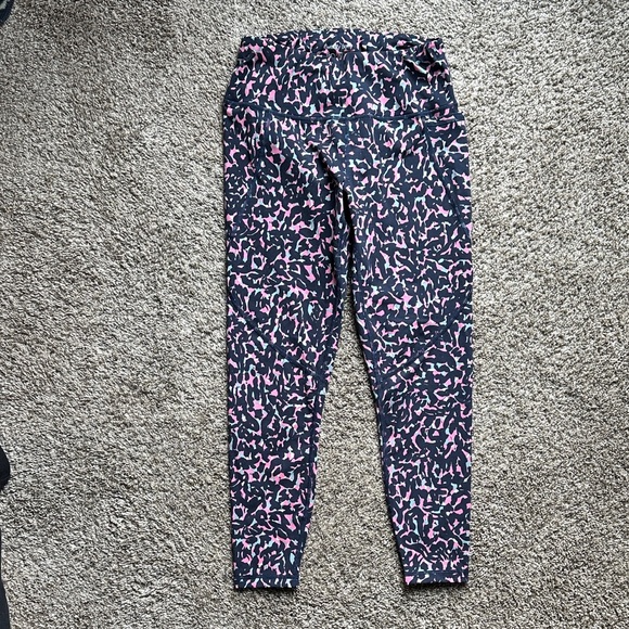 Sweaty Betty Power 7/8 Leggings Pink Petal Camp Print 4-6 - Picture 5 of 11